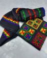 Unstitched Applic Style Computer Embroidery 3 Piece Dress for Women & Girls// Applique Style Computer Embroidery Lawn Cotton Suit. 