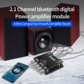 ZK-MT21 Channel Bluetooth 5.0 CS8673E 2.1 Subwoofer Amplifier Board 50W X 2+100W Power Audio Stereo Amplifier Board Bass AMP AUX. 