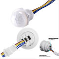2PCS PIR Motion Sensor Switches Smart Auto Control Light Switch 220V 110V Time Mode Adjust Infrared Human Body Motion Detector. 