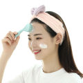 Double Sided Silicone Facial Cleanser Brush Soft Hair Face Massage Wash Brush Blackhead Remover Portable Skin Care Tool. 