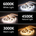 Smart Zigbee Tuya COB LED Strip Light 1-6PCS Kit Parallel Connection Wall Lamp for Multi-layer Cabinet Soundproof Panel Lighting lightify. 
