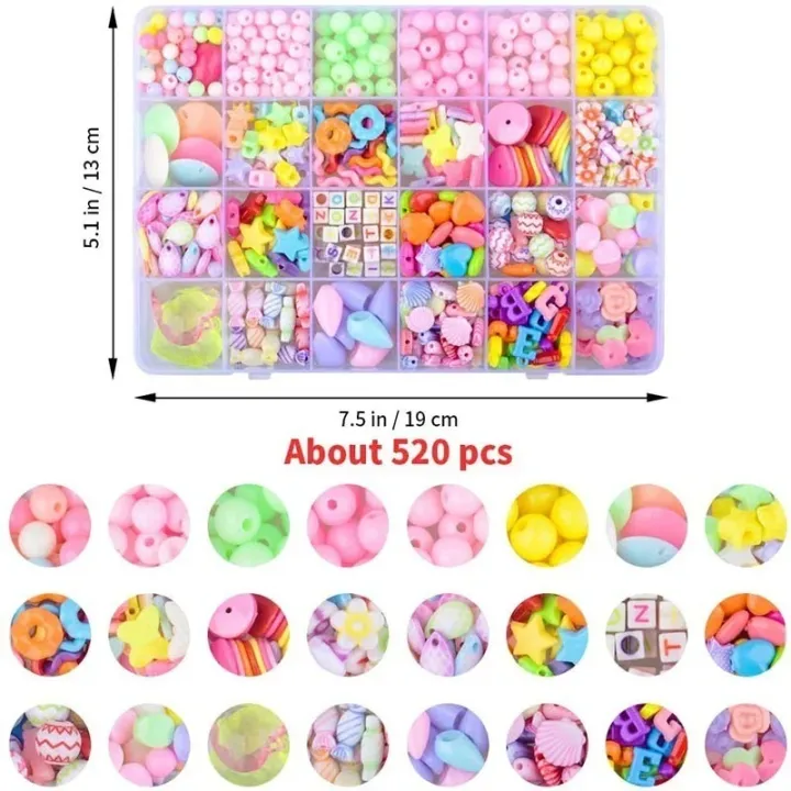 Girls%20DIY%20Bead%20Set%20Jewelry%20Making%20Kit%20for%20Kids%20Girl%20Pearl%20Beads%20for%20Bracelets%20Rings%20Necklaces%20Creativity%20Kits%20Art%20Craft%20-%20Image%205