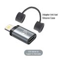 PD20W Fast Charging USB C Female to Lightning Male Adapter Lightning Female to Type C Male Adapter Converter ios and Android. 