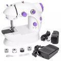Dual Speed Portable Mini Electric Pedal Sewing Machine – Compact Stitching Machine for Home Use with Foot Pedal & Thread Cutter. 