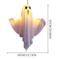 Hanging Ghosts Indoor Wall Bedroom Outdoor Party Garden Patio Front Porch Yard Scary Cute Spooky Fall Halloween Ornaments Gifts. 