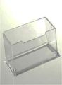 Visiting Card Stand Acrylic Clear Desktop Business Card Display Holder for Office - Transparent. 