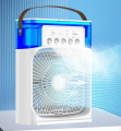 Portable Humidifier Fan Air Conditioners USB Electric Fan LED Night Light Water Mist Fun 3 In 1 Air Cooler Humidifie For Home. 