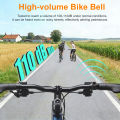 Tavaler New Upgrade Bicycle Bell 110dB Max Crisp PC Waterproof Anti-Slip Textured Safety Road Scooter MTB Outdoor Bike Accessory.