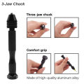 Micro Mini Pin Vise Hand Drill Twist Bit PCB Set Rotary Tool For DIY Craft Carving Resin Polymer Clay Plastic Jewelry Making. 