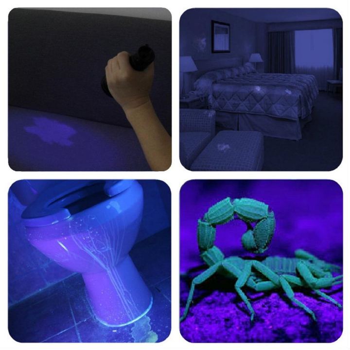 9%20LED%20395-400nm%20UV%20Light%20Flashlight%20Mini%20Torch%20Money%20Ore%20Leakage%20Id%20Invisible%20Ink%20Marker%20Pet%20Stains%20Cat%20Tinea%20Checker%20Use%20AAA%20-%20Image%207