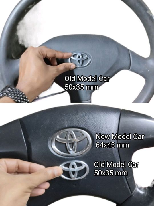 Toyota Car accessories Monogram Logo Different Size Emblem 1 Pis