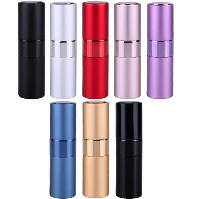 8ml Empty Refillable Fine Mist Glass Aluminum Twist Up Spray Atomizer Perfume Bottle Daraz.lk