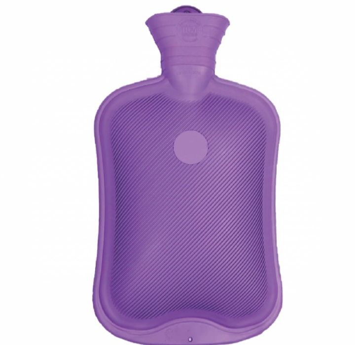 2000ml / 2L Rubber Hot Water Bag Bottle MultiColour For Menstrual Cramps,Heat Cold Therapy,Pain Relief