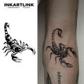 Scorpion temporary tattoo sticker, waterproof magic tattoo, lasts to 15 days fake tattoo, semi permanent tattoo. 