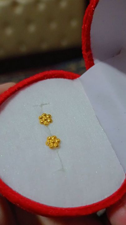 Real Gold without stone tops for girls and babies
