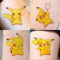 Pokemon Tattoos for Kids Pikachu Styles Temporary Tattoos Stickers Boys Girls Glow Party Supplies Gifts for Children. 