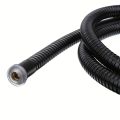 Bathroom Shower Hose 1.5m/2m Black/Silver/Stainless Steel Handheld Shower Hose Fittings Shower Head Hose Replacement. 