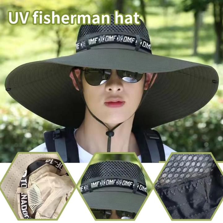 Summer%20Large%20Sun%20Hat%20Men%20Women%20Breathable%20Fishing%20Caps%20Sun%20UV%20Protection%20Mesh%20Fisherman%20Hat%20Hiking%20Outdoor%20Beach%20Cap%20-%20Image%204