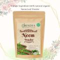 Neem Powder 100g | organic hair mask hair growth skin face pack hair cleanser skin neem leaf nim edible pure best leave oily skin flower Patti Hindya herbal glowing skin pimples acne. 