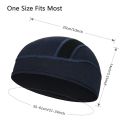Unisex Cycling Cap Quick Dry Breathable Mesh Moisture Wicking Under Helmet Beanie Inner Lined Dome Summer Simple Sport Cap. 
