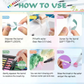 7Pcs Refillable Watercolor Brush Pens - Watercolor Painting Set with Fine Tip, Portable Water Brush Pens for Artists & Beginners. 