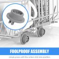 Dishwasher Basket Roll Lower Basket Wheels 8PC Parts for Bosch/for Balay/for Siemens/for Neff DishwasherAccessory. 