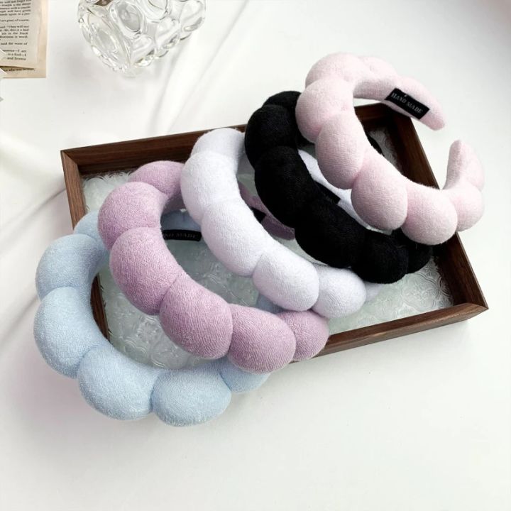 1/2/3PCS%20Stylish%20Washing%20Headband%20Set%20Wristbands%20Scrunchies%20Spa%20Bubble%20Headband%20for%20Washing%20Face%20Makeup%20Shower%20Skincare%20-%20Image%205