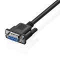 DB9 9Pin Serial RS232 Extension Cable Male Female 1.5m 3m 5m 10m Black OD5.0. 
