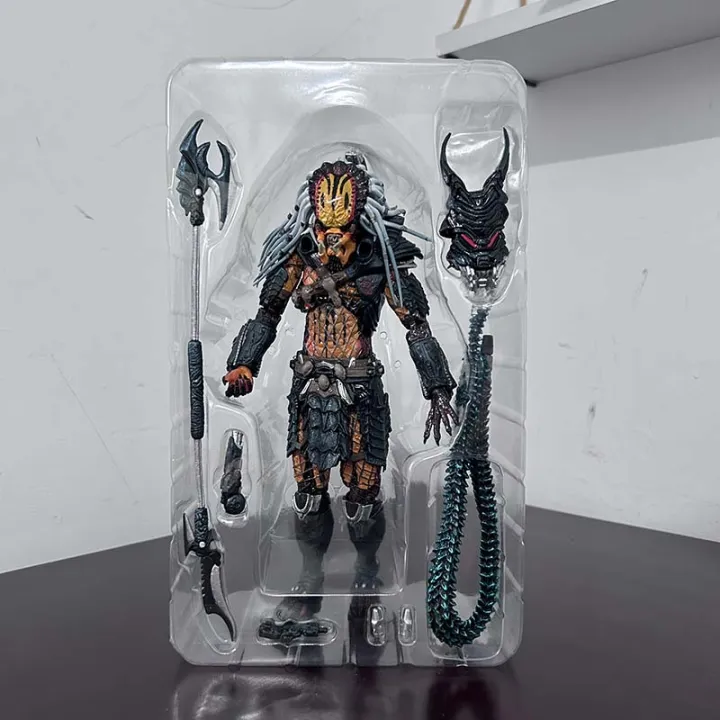 NECA%20Predator%20Clan%20Leader%20Concrete%20Jungle%20Deluxe%20Predator%20Warrior%20Action%20Figure%20Chief%20Alien%20Model%20Toy%20Desk%20Decor%20%20For%20Friend%20-%20Image%207
