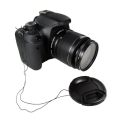 Lens cap 49 52 55 58 62 67 72 77 82 86mm center pinch Snap-on cap cover for canon nikon sony camera Lens without logo. 
