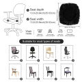 PU Leather Chair Seat Cover Slipcover Waterproof High Chair Cover for Home Office Hotel Chair Seat Cover Dining Seat Protector. 