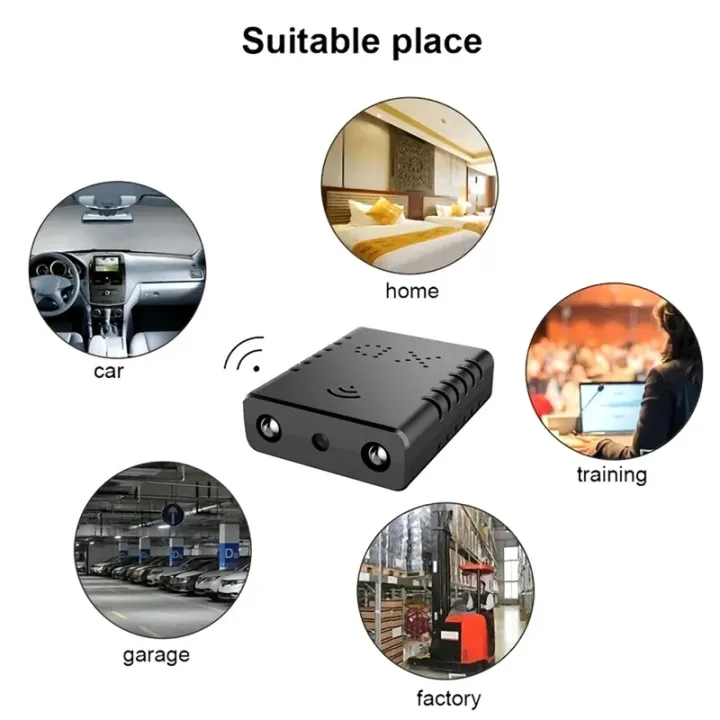 XD Full HD 1080p Mini Secret Camera WiFi Night Vision Camera IR-CUT ...