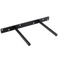 Steel shelf hidden double leg (1 piece) steel shelf hidden bracket steel core shelf support steel core shelf furniture Shelf shelf. 