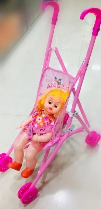 Baby%20Doll%20with%20Stroller%20/%20Trolley%20Doll%20/%20Push%20Doll%20/%20Go%20Cart%20Doll%20-%20Image%202
