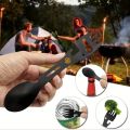 Multifunctional Whistle Knife Outdoor Camping Survival Spork Kitchen Multifunctional Wrench Bottle Opener Spoon.. 