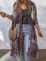 Plus-Size Women's Bohemian-Style Casual Beach Vacation Summer Cover-Up.