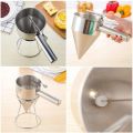600/1200ML Oil Bucket with Holder Stainless Steel Funnel Dispenser Cupcake Pancake Batter Octopus Ball Kitchen Baking Tool.
