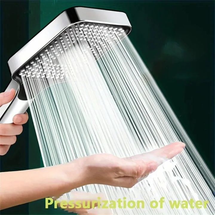 Adjustable Shower Head 3 Mode Rainfall Shower Large Flow Showerhead ...