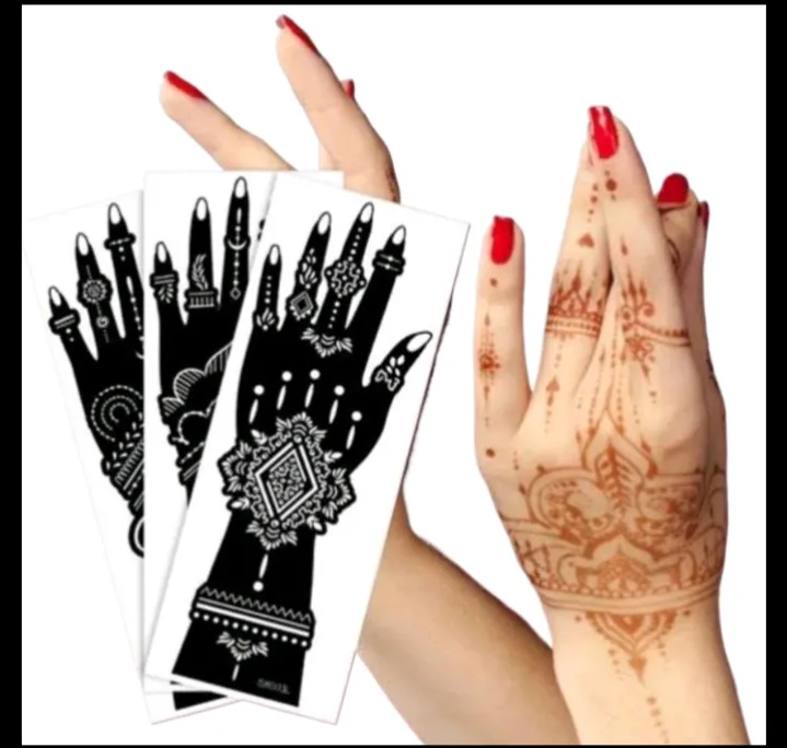 7%20Pcs%20Henna%20Sticker%20Mehndi%20Eid%202026%20Bridal%20Tatto%20Design%20Waterproof%20Stencils%20Reusable%C2%A0design%20send%20rendom%20delivery%20-%20Image%203