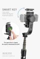 L08 handheld gimbal stabilizer tripod with selfie stick remote shutter adjustable height 30-86 cm foldable weight. 