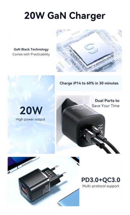 Essager%2020W%20GaN%20USB%20Type%20C%20Charger%20PD%20Fast%20Charge%20Phone%20QC%203.0%20Quick%20Chargers%20For%20iPhone%20or%20Android%20-%20Image%206