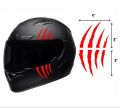 Sticker Premium Matte Vinyl Motorcycle Helmet Decals - Scratch-Resistant & Durable, Customizable,. 