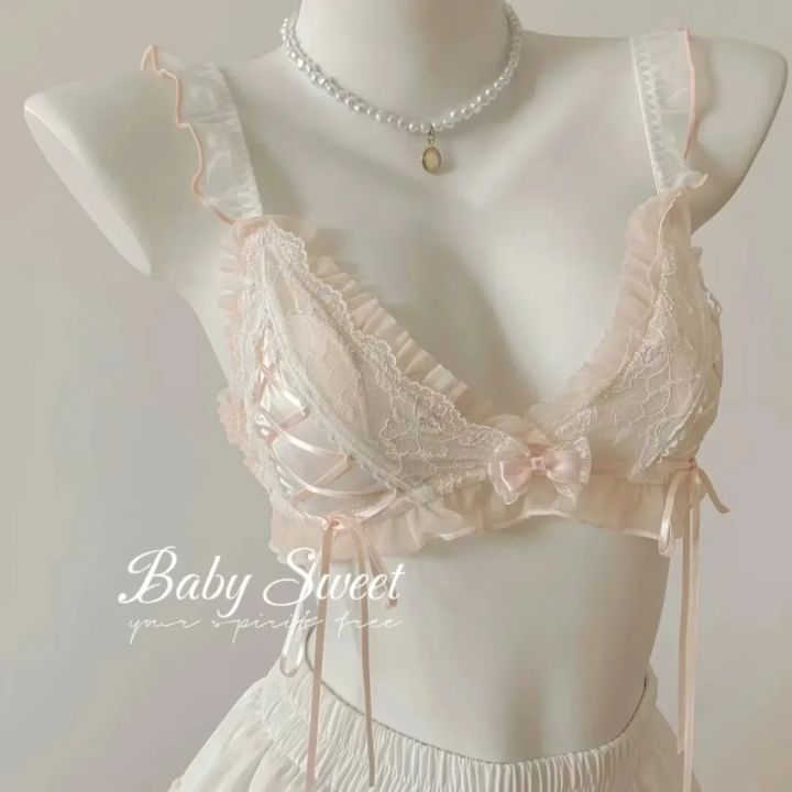 Lolita%20Girls%20Thin%20Cute%20Lace%20Small%20Bra%20Women%20Triangle%20Cup%20Bra%20%20%20Underwear%20Women%20Set%20%20%20Lingerie%20-%20Image%205