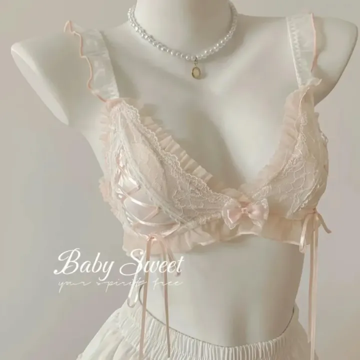 Lolita%20Girls%20Thin%20Cute%20Lace%20Small%20Bra%20Women%20Triangle%20Cup%20Bra%20%20%20Underwear%20Women%20Set%20%20%20Lingerie%20-%20Image%205