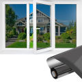 Black Tinted Glass Paper for Privacy Window and Door Privacy Protection Film, Decorative and Functional. 