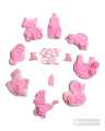 Baby basket decoration accessories pink colour 12 pic. 