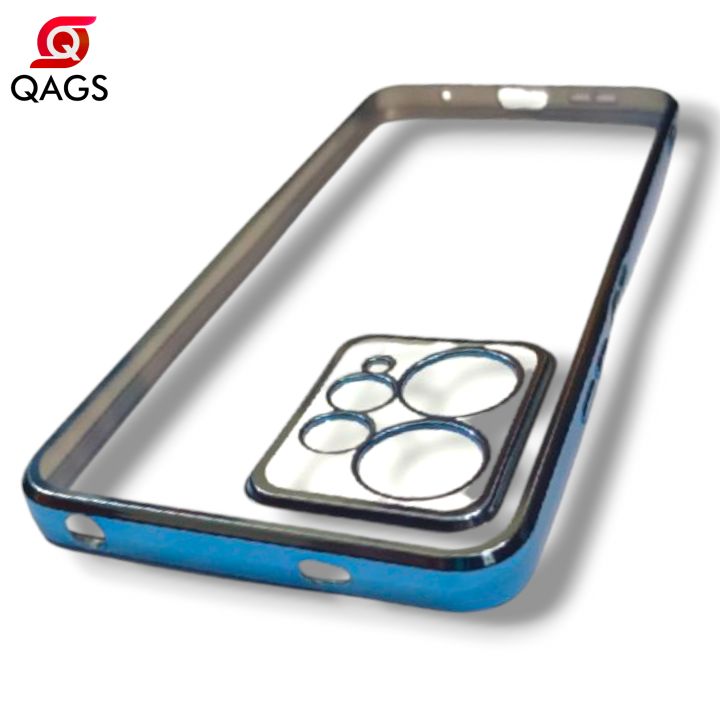 QAGS Xiaomi Redmi Note 12 4G Electroplating Case Soft TPU Ultra-thin Lightweight Case Back Cover