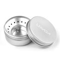 Mini Stove 40ml Aluminum Alcohol Burner with Small Stainless Steel Windshield Portable Camp Stove for Camping Hiking Survival.