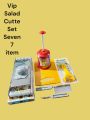 Vip Salad Cutter - 7 Pieces Vegetable Salad Cutter Set - Vip Vegetable Cutter - 100% Non Magnetic Japani SS Steel. 