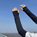 Arm Sleeves with Thumb Hole UV Protection Cooling Arm Sleeves Summer Arm Cover for Sports Workouts Cycling Driving. 